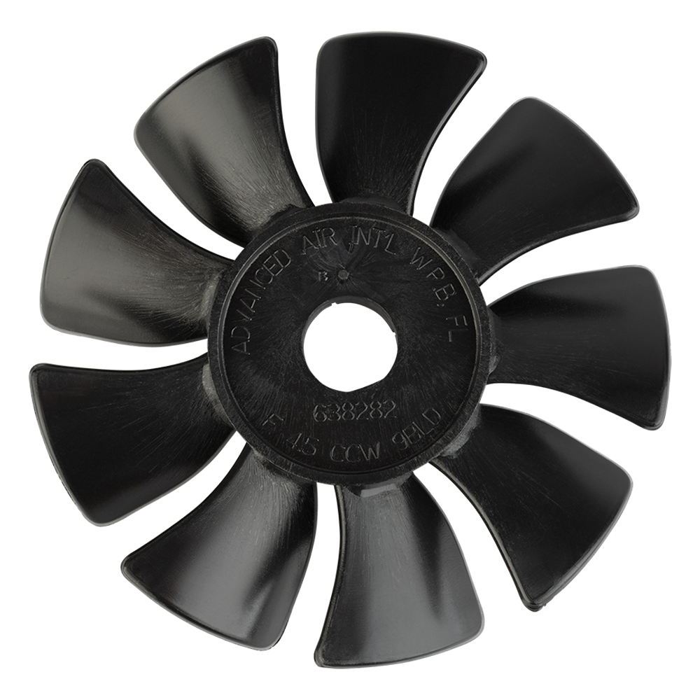 Thomas 2650 und 2660 Schwarzer Ventilator - 3/4