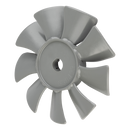 Thomas 2650 und 2660 Grauer Ventilator - 1/2" Welle 638423